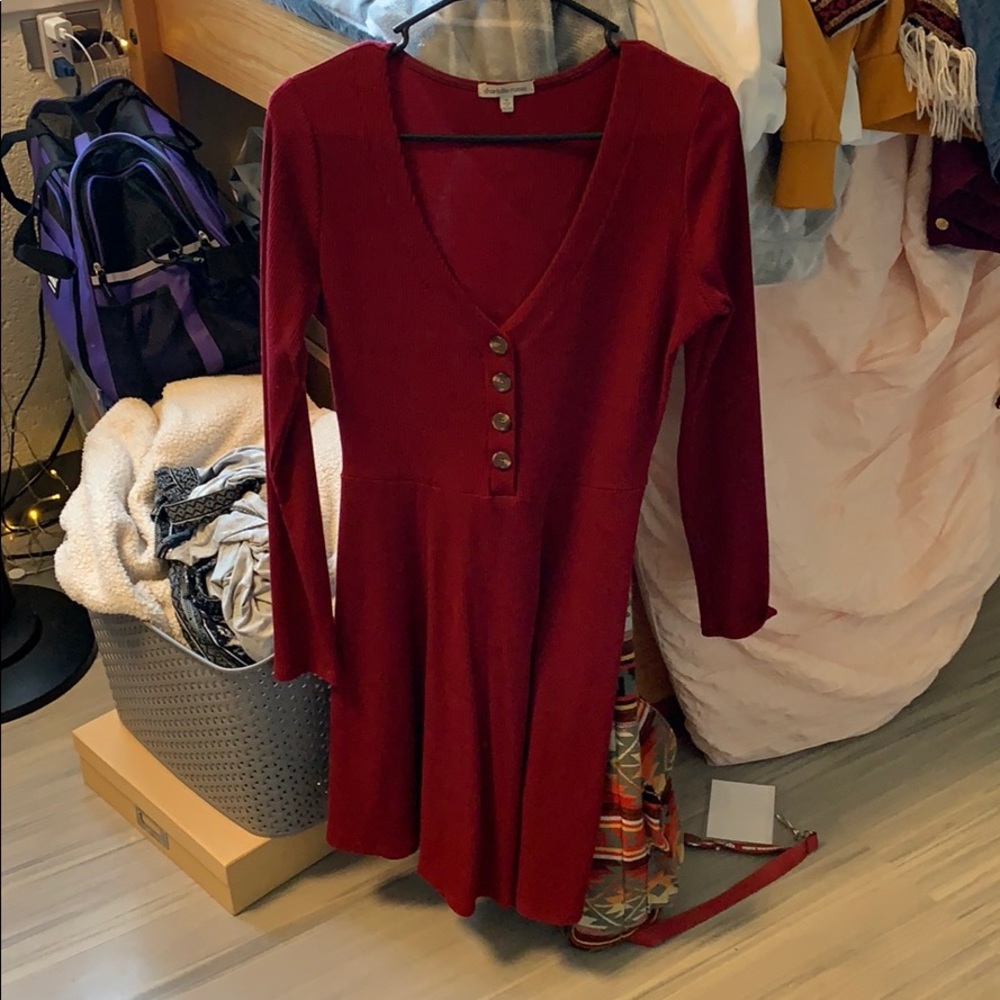Red Sweater Dress